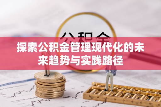化隆探索公积金管理现代化的未来趋势与实践路径